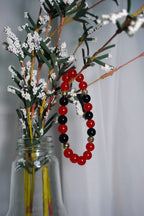 Crimson (with Black or White) Bracelet