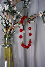 Crimson (with Black or White) Bracelet