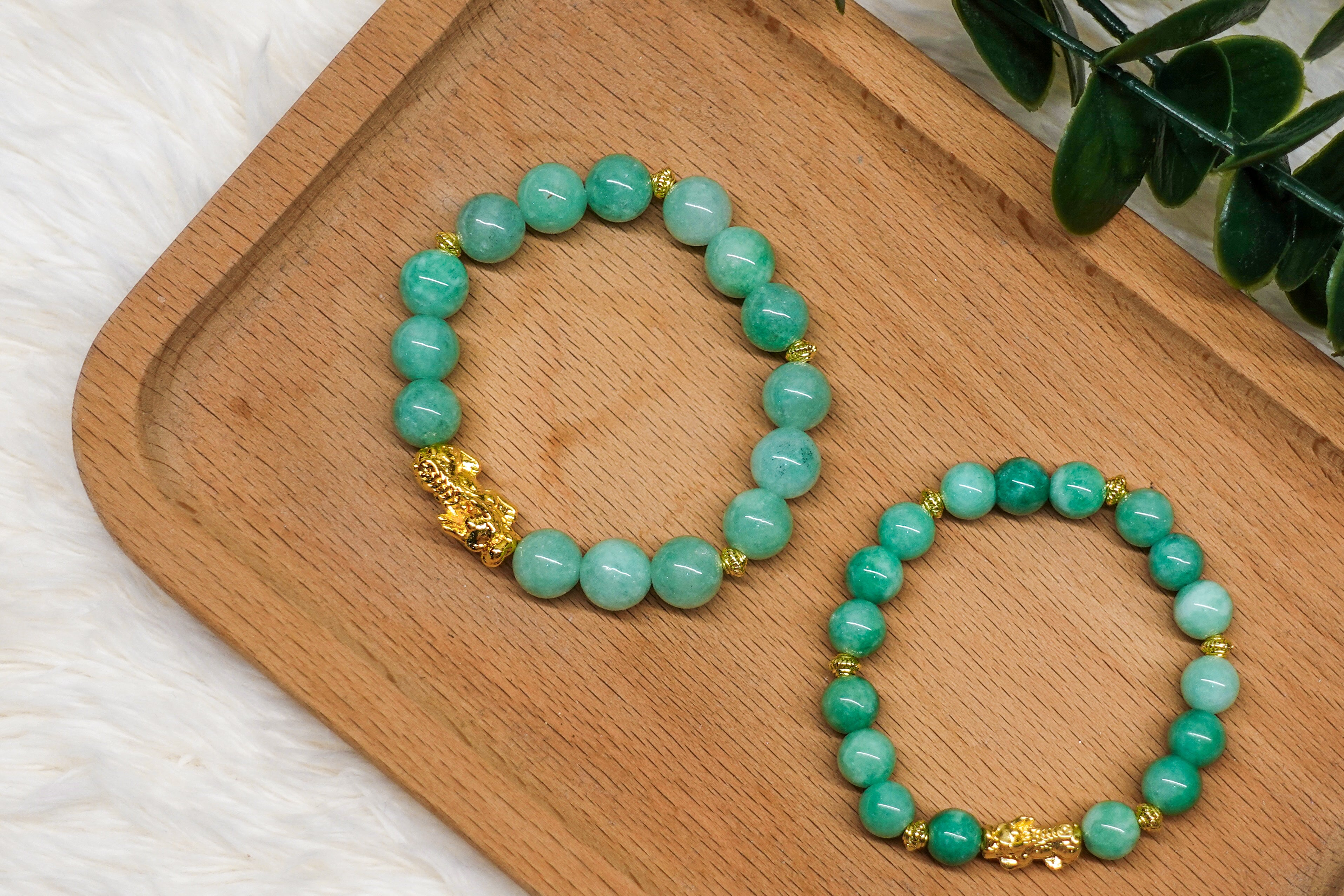 Verdant Jade Piyao Bracelet (8mm or 10mm)